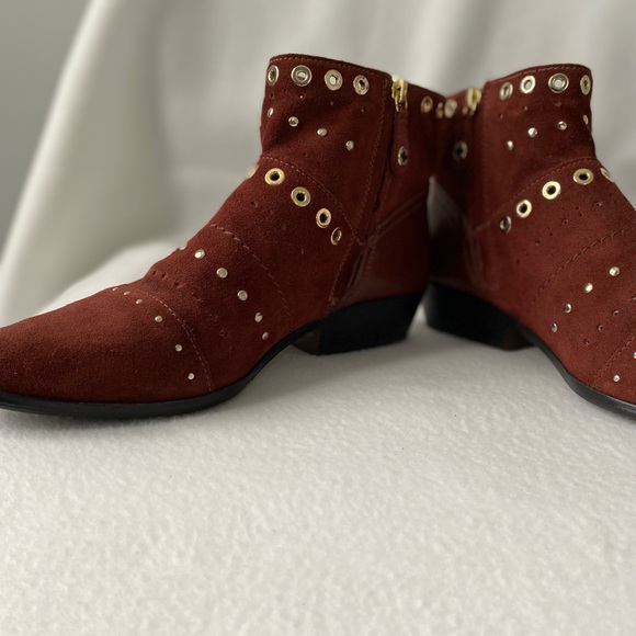 Geox Respira European Size 39 Suede Rust Bootie - Picture 5 of 16